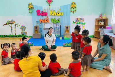 Hoạt động : Âm nhạc nhóm trẻ B – Trường MN Nghĩa Kỳ