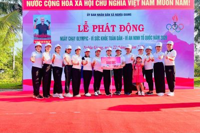 Hưởng ứng “Ngày chạy Olympic – Vì sức khỏe toàn dân – Vì an ninh tổ quốc”